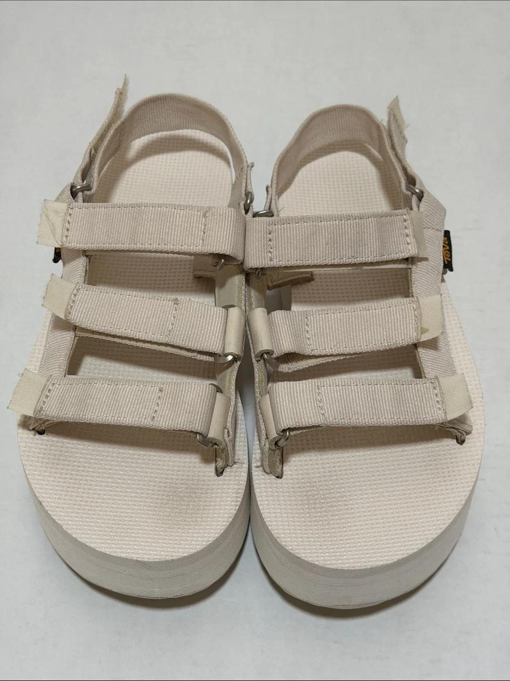 Teva Flatform Three Strap Sandals - Women’s Size 9